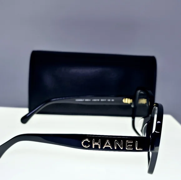 Chanel Black eyeglasses Frames RX optical CH5408a c622 High bridge Blue light - Picture 11 of 16